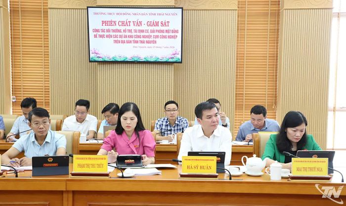 Các đại biểu dự phiên làm việc.