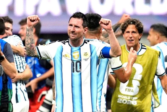 Messi tự tin hướng đến trận đấu với Anh. 