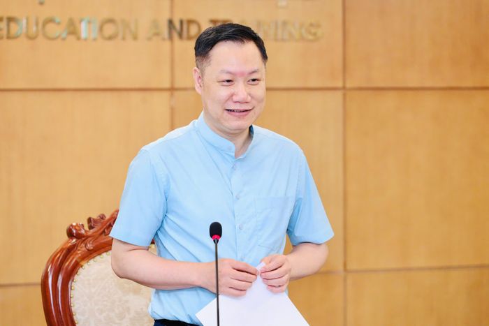 GS.TS Nguyễn Tiến Thảo, Vụ trưởng Vụ Giáo dục Đại học, Bộ Giáo dục và Đào tạo (Ảnh: Moet).