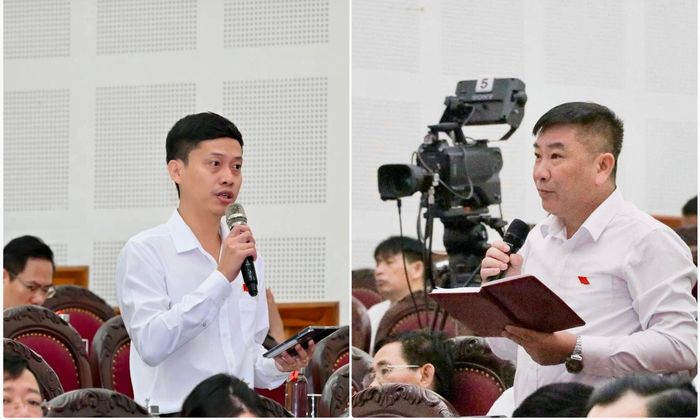 Các đại biểu Nguyễn Kỳ Thanh, Hoàng Lân chất vấn