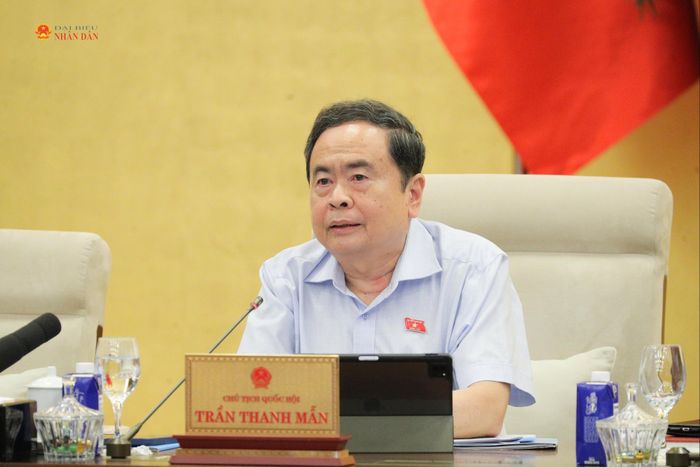 Chủ tịch Quốc hội Trần Thanh Mẫn chủ trì phiên họp