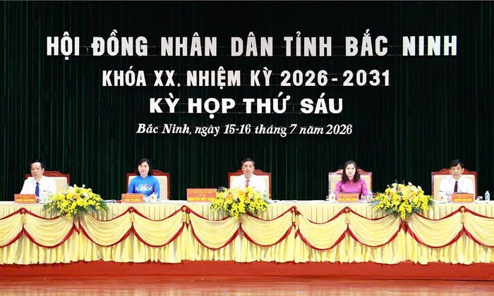 Chủ tọa điều hành kỳ họp thứ Sáu, HĐND tỉnh Bắc Ninh khóa XX