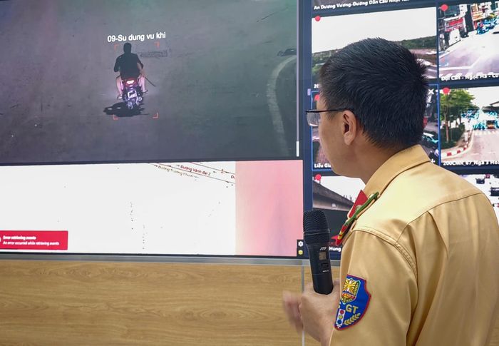 Các hành vi vi phạm pháp luật khác cũng được camera ghi nhận