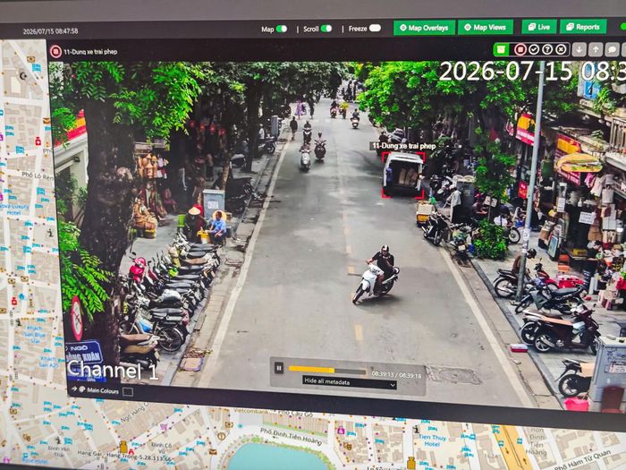 Các hành vi vi phạm TTATGT được nhận diện qua hệ thống
