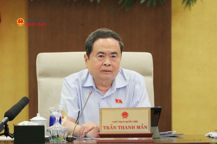 Chủ tịch Quốc hội Trần Thanh Mẫn chủ trì phiên họp