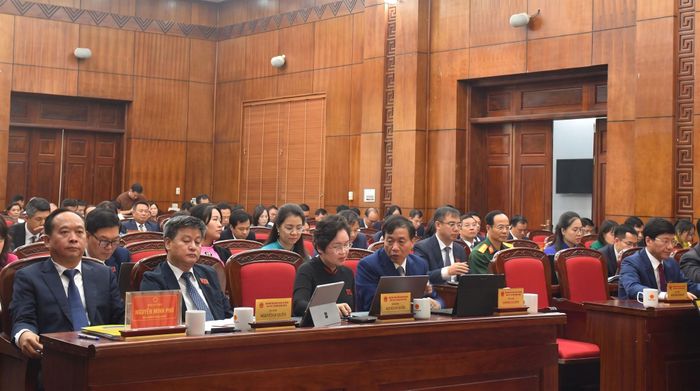 Đại biểu dự Kỳ họp thứ tư HĐND tỉnh Điện Biên
