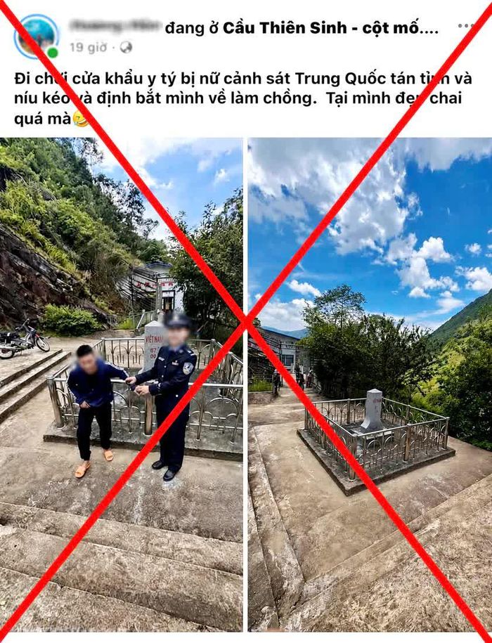 Nội dung L.V.H. sử dụng ứng dụng trí tuệ nhân tạo (AI) để tạo dựng sự việc không có thật đăng lên mạng xã hội.