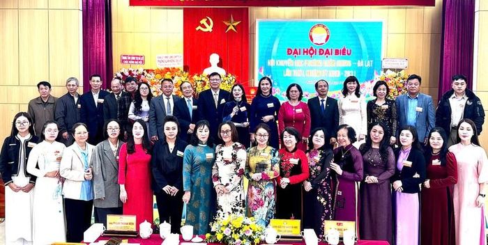Các đại biểu tham dự Đại hội đại biểu Hội Khuyến học phường Xuân Hương - Đà Lạt lần thứ I, nhiệm kỳ 2026-2031.