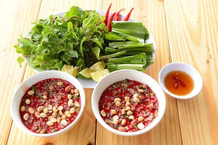 Tiết canh là món ăn có thể dẫn đến liên cầu lợn. Ảnh: Internet.