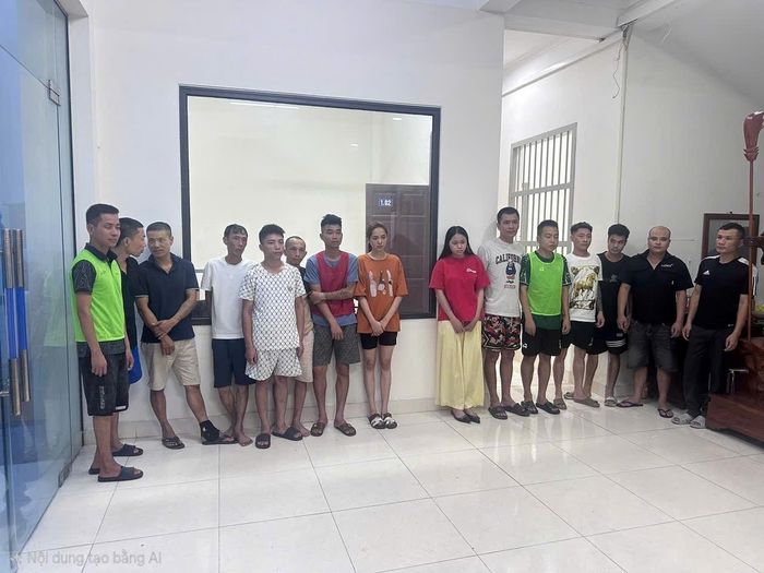 Các đối tượng có liên quan trong vụ án (ảnh: Công an Thanh Hóa).