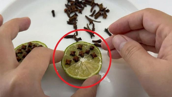 Sự kết hợp giữa chanh và đinh hương tạo ra một mùi hương đặc trưng mà con người cảm thấy dễ chịu, nhưng lại khiến muỗi cực kỳ “khó chịu”. Ảnh minh họa.