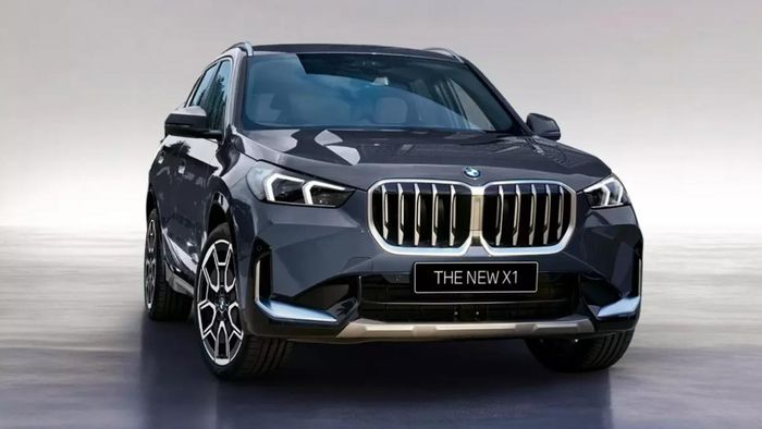 Thiết kế đầu xe BMW X1 2027. Ảnh: BMW.