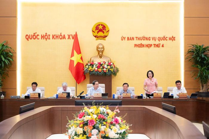 Phiên họp sáng 15/7 của Ủy ban Thường vụ Quốc hội.