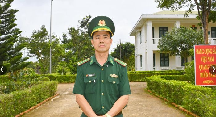 Thượng tá Phạm Văn Khá, Chính trị viên Đồn biên phòng cửa khẩu Bu P‘Rang, xã Quảng Trực, tỉnh Lâm Đồng.