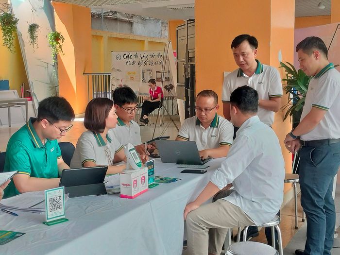 BIDV giới thiệu phần mềm quản lý bán hàng MyShop Pro tới các hộ kinh doanh
