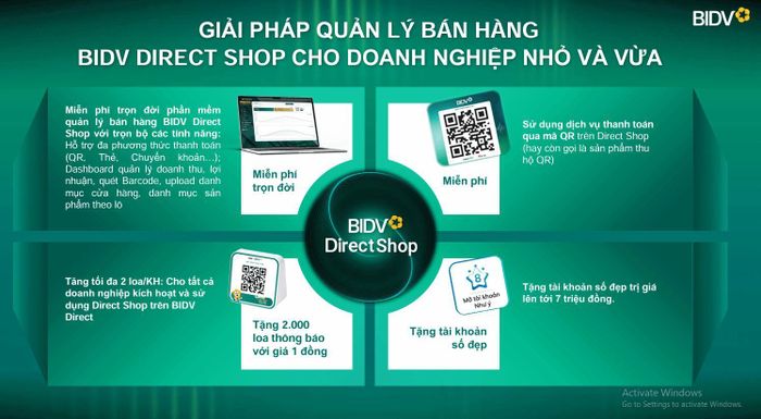 Giải pháp BIDV Direct Shop