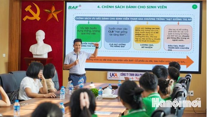 Công ty CP Nông nghiệp BAF Việt Nam hiện đẩy mạnh hợp tác, liên kết đào tạo, tuyển dụng với các cơ sở giáo dục trên cả nước. Ảnh: BAF Việt Nam