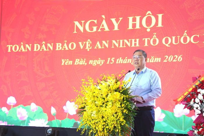 Phó Thủ tướng Thường trực Chính phủ Phạm Gia Túc phát biểu chỉ đạo tại ngày hội. Ảnh: Phạm Hùng