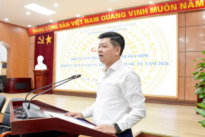 Phó Giám đốc Sở Giáo dục và Đào tạo Hà Nội Phạm Quốc Toản. Ảnh: Thảo Phạm