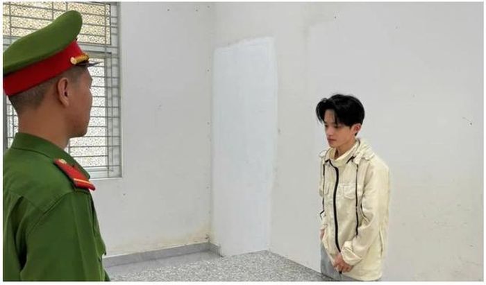 Nguyễn Đức Quyền bị bắt tạm giam. Ảnh: CA