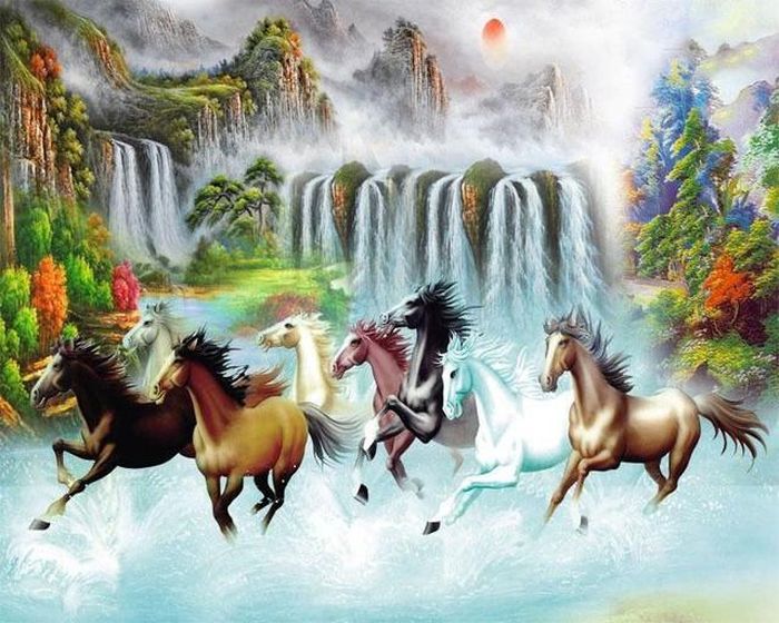 Tranh hay linh vật trang trí có ý nghĩa thẩm mỹ, còn là cách gửi gắm mong muốn về sự bình an. Ảnh internet