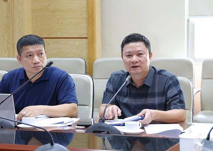 Cục trưởng Cục Bảo trợ xã hội Tô Đức phát biểu.