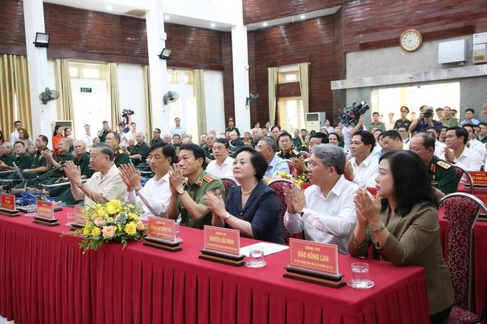 Tổng Bí thư, Chủ tịch nước Tô Lâm cùng Đoàn công tác. Ảnh: Phương Hoa