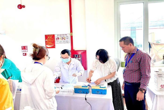 CDC TP Huế triển khai khám sức khỏe định kỳ và khám phát hiện bệnh nghề nghiệp.