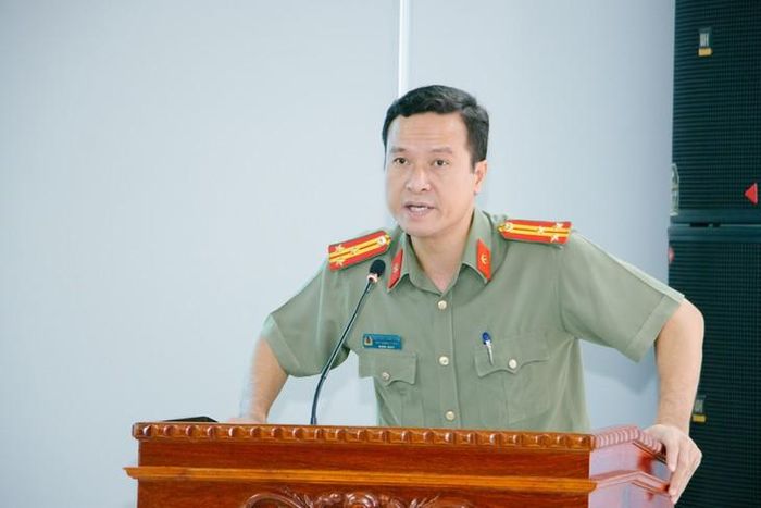 Thượng tá Nguyễn Xuân Khoa, Phó Trưởng phòng An ninh mạng và phòng, chống tội phạm sử dụng công nghệ cao (PA05), Công an tỉnh Nghệ An đánh giá cao sự chủ động của Bệnh viện Ung bướu Nghệ An trong việc xây dựng và triển khai mô hình.