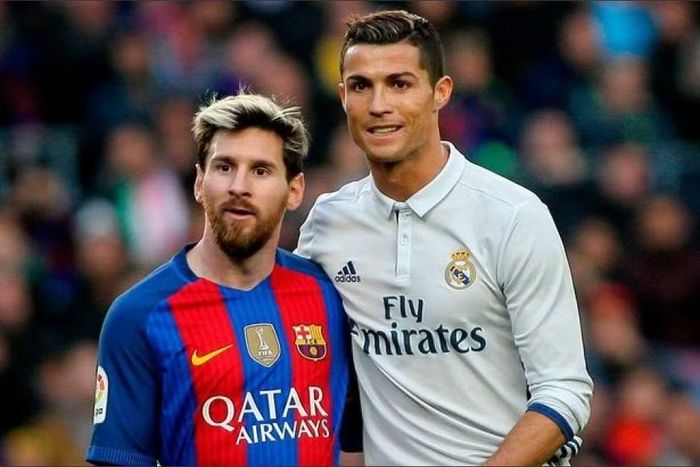 Ronaldo và Messi mang đến trận cầu hấp dẫn tại El Clasico. Ảnh thực hiện bởi AI.