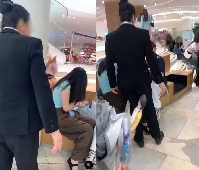 Những bài đăng, hình ảnh về vụ việc một FC bị nhân viên phía Lotte Mall West Lake Hà Nội nhắc nhở, thậm chí ném bỏ quà gây tranh luận.