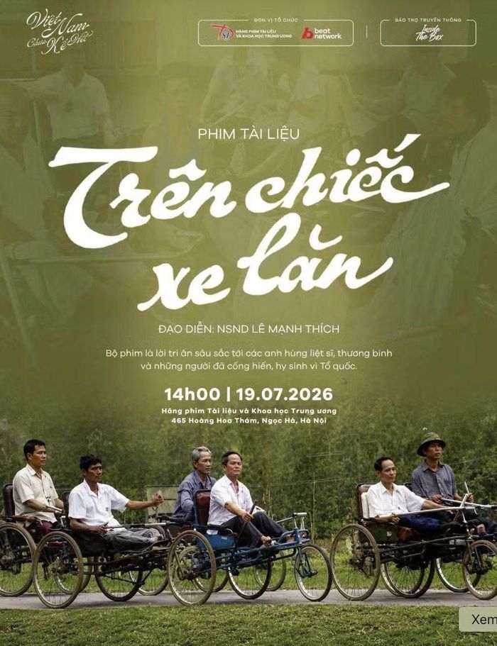 Poster phim “Trên chiếc xe lăn”.