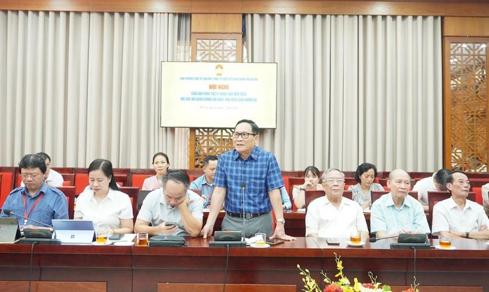 Đại biểu đóng góp ý kiến tại hội nghị. Ảnh: L. D