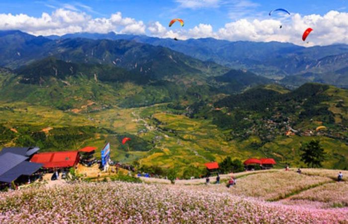 Bay trên Khau Phạ. Ảnh: Tuấn Vũ.