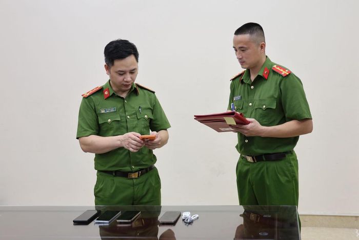 Tang vật của vụ án. Ảnh: CANB