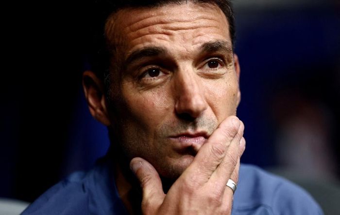 Scaloni đi vào lịch sử các trận chung kết World Cup. Ảnh: Reuters.