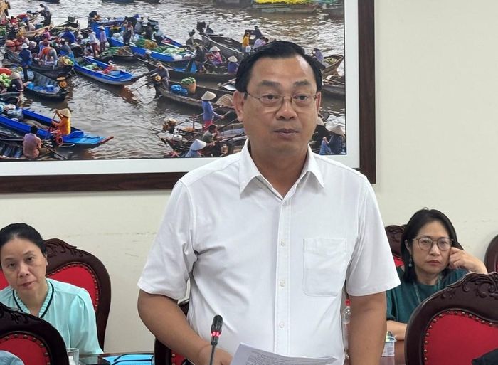 Ông Nguyễn Trùng Khánh, Cục trưởng Cục Du lịch Quốc gia Việt Nam phát biểu. Ảnh: Hải Yến