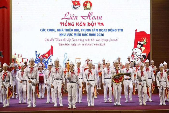 Liên hoan thu hút hơn 1.000 thiếu nhi tiêu biểu của 15 đoàn đến từ các tỉnh, thành phố khu vực phía Bắc