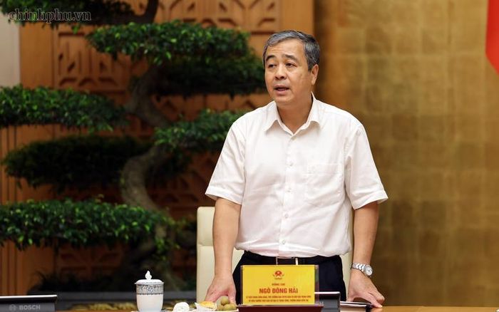 Phó Trưởng Ban Tuyên giáo và Dân vận Trung ương, Ủy viên Thường trực Ban Chỉ đạo 35 Trung ương Ngô Đông Hải phát biểu - Ảnh: VGP/Phương Nguyên