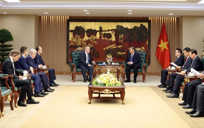 Phó Tổng Giám đốc RusHydro Machekhin Sergey khẳng định năng lượng là một trong những lĩnh vực hợp tác quan trọng trong quan hệ Việt Nam - Liên bang Nga - Ảnh: VGP/Phương Nguyên