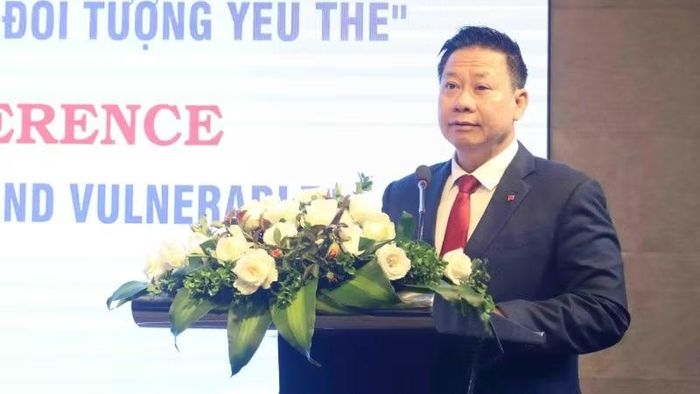 Thứ trưởng Tư pháp Nguyễn Thanh Ngọc. (Ảnh: Phạm Kiên)
