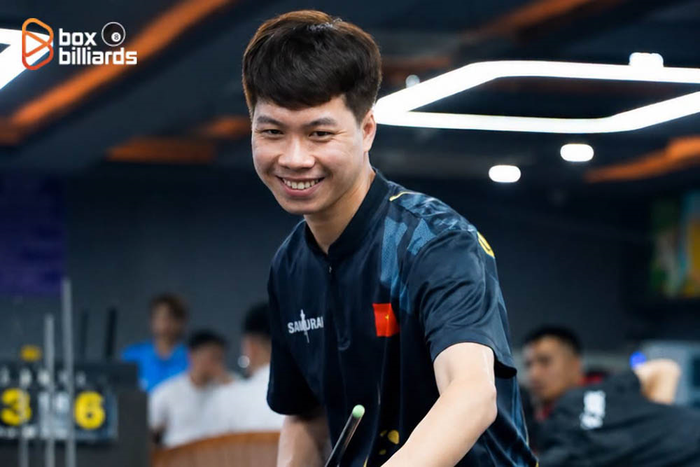 Lường Đức Thiện đăng quang Giải billiards pool 9 bi châu Á 2026. Ảnh: Box Billiards