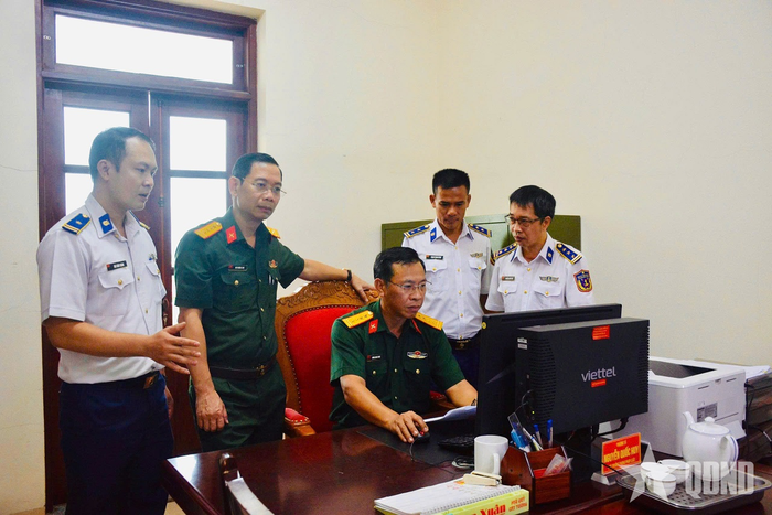  Kiểm tra hệ thống đường truyền cơ sở dữ liệu xử phạt vi phạm hành chính của Bộ Quốc phòng.
