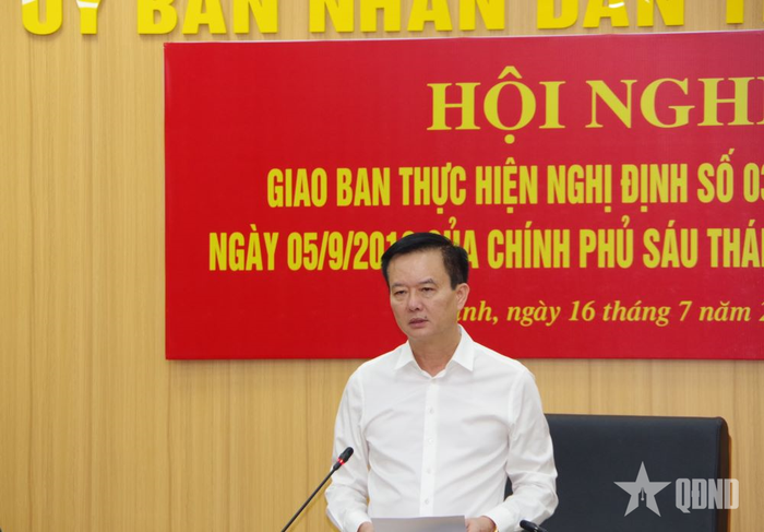  Đồng chí Trần Báu Hà, Phó chủ tịch Thường trực UBND tỉnh Hà Tĩnh kết luận hội nghị.