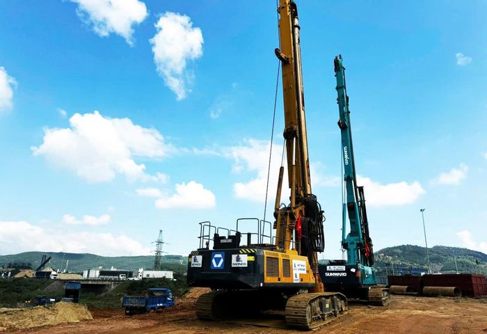 Thi công Dự án Nút giao QL14B với cao tốc Đà Nẵng - Quảng Ngãi.