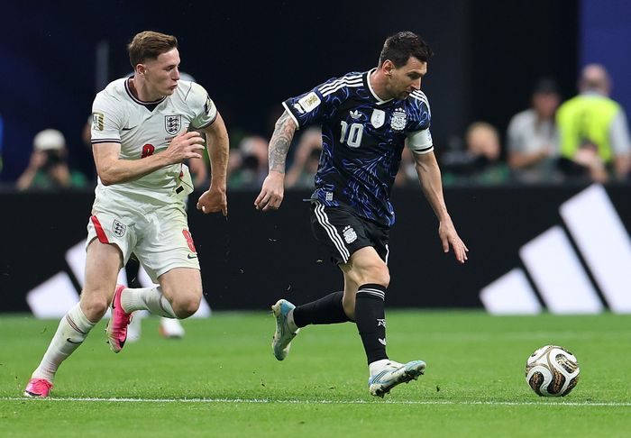  Messi vẫn chính là linh hồn trong lối chơi của Argentina. Ảnh: THX 