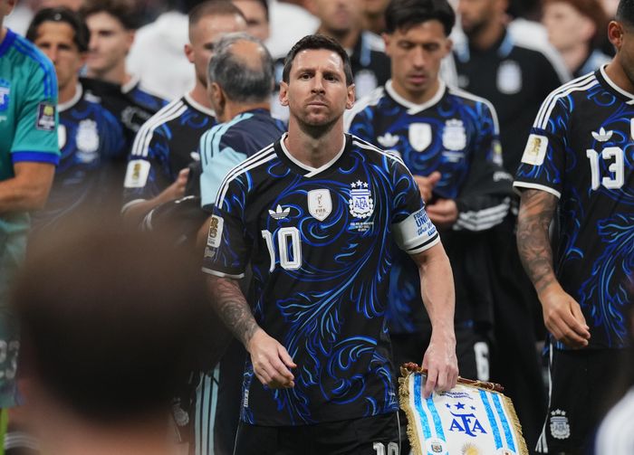 Messi tạm thời dẫn đầu cuộc đua Vua phá lưới World Cup 2026 trước trận chung kết. ẢNH: THX