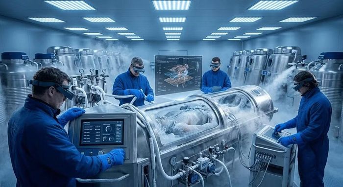 AI và y học tái tạo được kỳ vọng sẽ đóng vai trò quan trọng nếu công nghệ hồi sinh người bảo quản lạnh trở thành hiện thực.
