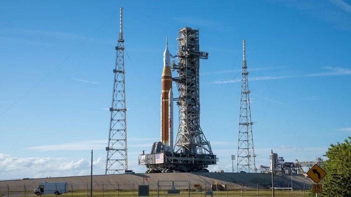 Đầu năm 2026, NASA thông báo lùi ngày đưa người lên mặt trăng vì lỗi kỹ thuật. Ảnh: NASA.