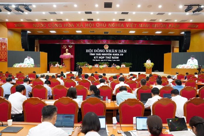 Toàn cảnh kỳ họp thứ Năm, HĐND tỉnh Thái Nguyên